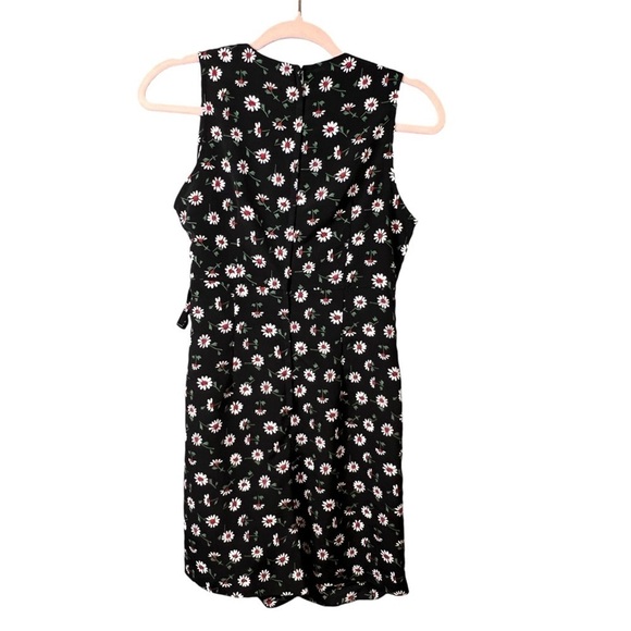 Compagnie Internationale Express Romper Skort Size 3/4 Daisy Print Faux Wrap Vtg - Picture 2 of 10